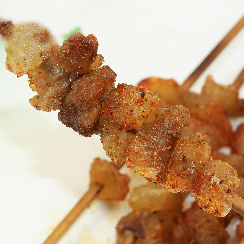 羊肉筋串自助烧烤串肉筋串内蒙古锡盟筋头巴脑串烧烤串半成品20串