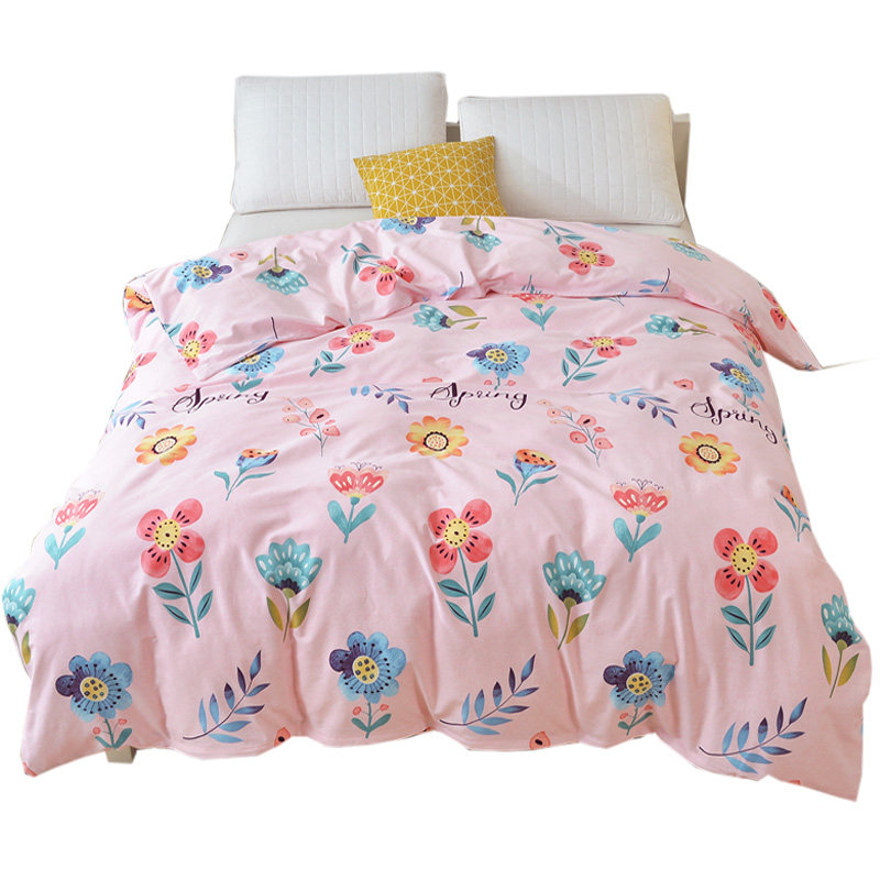 纯棉磨毛被套单件单人180x200全棉被罩单套150x200被套