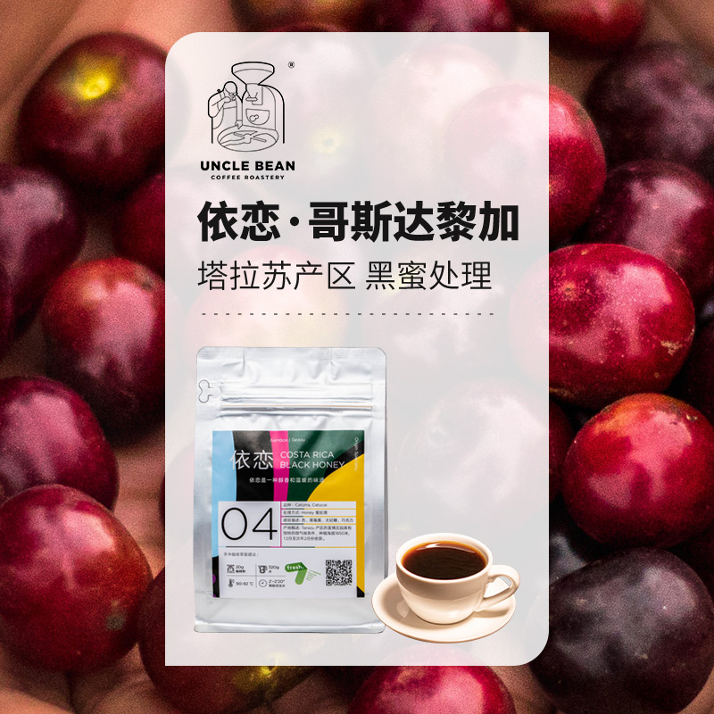 豆叔精品哥斯达黎加咖啡原产地单品咖啡豆传统风味227g