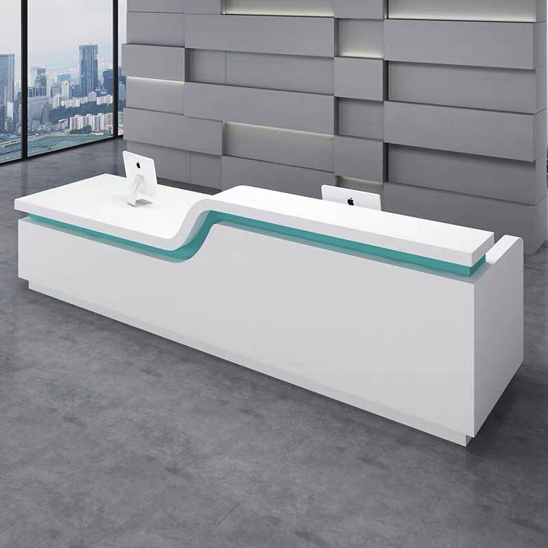 医院大厅烤漆前台门诊牙科诊所服务吧台护士前台