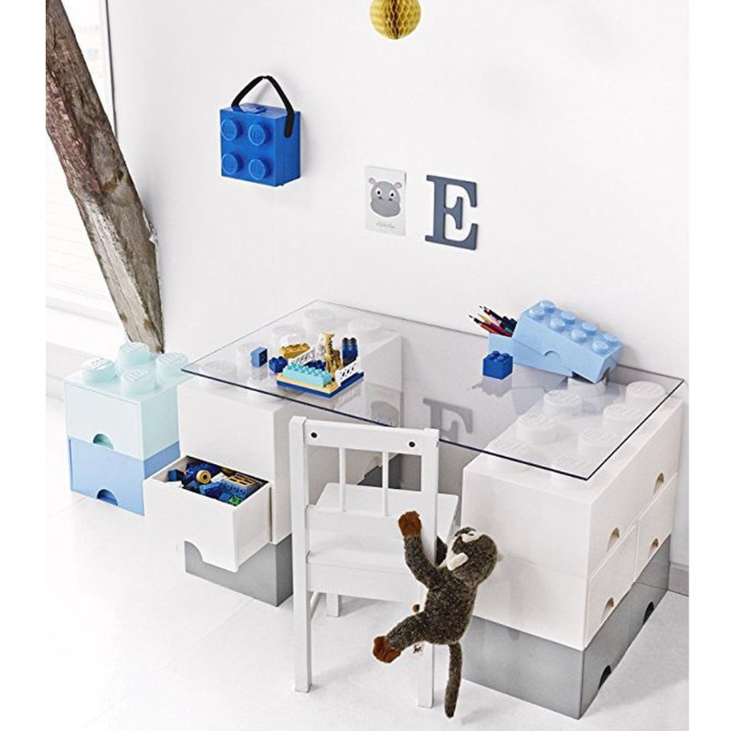 收纳乐高抽屉lego积木玩具零件分类储物箱儿童塑料积木