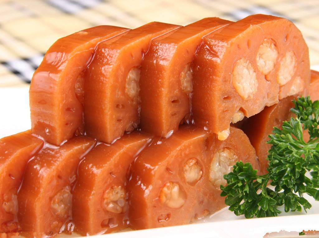 4斤送2斤发6斤素食糯米藕甜桂花蜜汁莲藕扬州莲藕