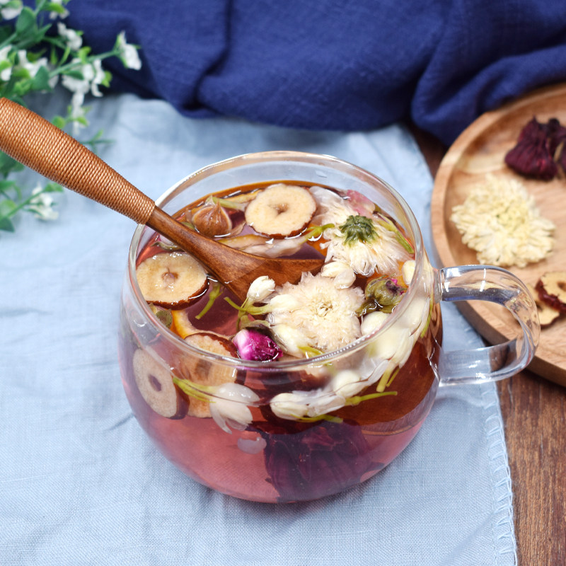 玫瑰组合茶排祛美白美容斑毒养颜茶女士调内分泌茉莉花茶叶泡水喝