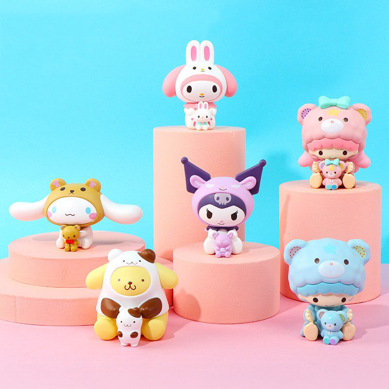 miniso名创优品三丽鸥家族抱抱小伙伴系列盲盒库洛米帕恰潮玩盲盒