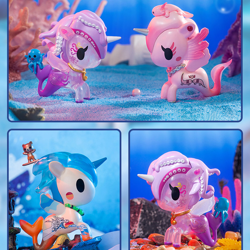 淘奇多奇独角兽美人鱼家族第六季盲盒6代透明小马潮玩盲盒