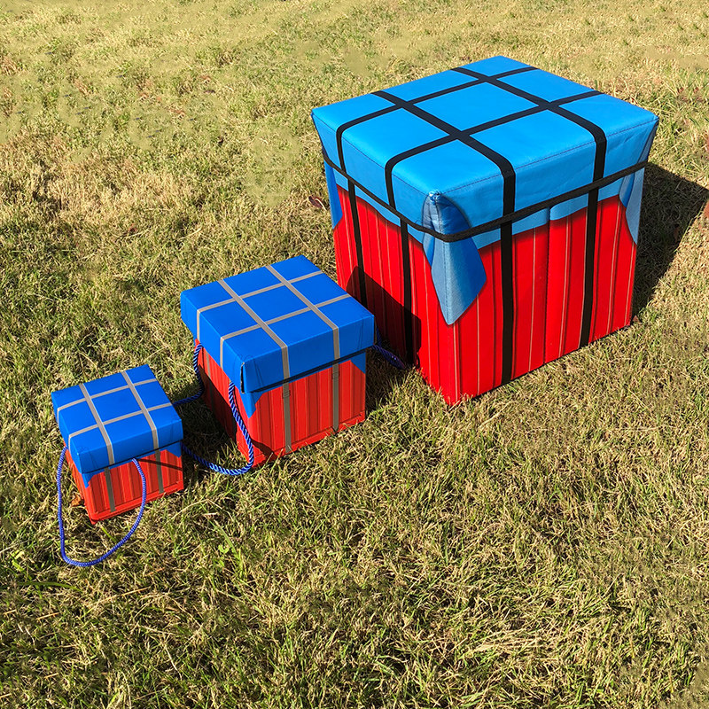 绝地吃鸡求生礼品物盒儿童六一节糖果空投外卖游戏