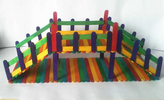 雪糕棒diy手工制作模型材料成品桥雪糕棍耗材木棒木棍冰棍棒包邮