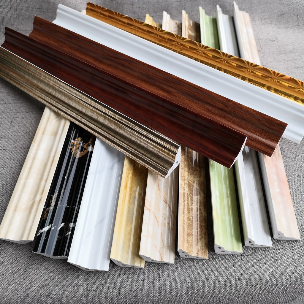 欧式pvc装饰阴角线顶角线天花角线墙角线线条地脚线三角形90度