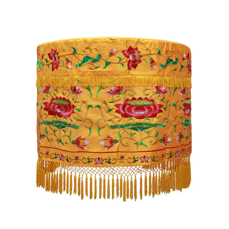 宝盖刺绣莲花华盖黄罗伞幢幡黄龙盖顶伞定佛堂刺绣