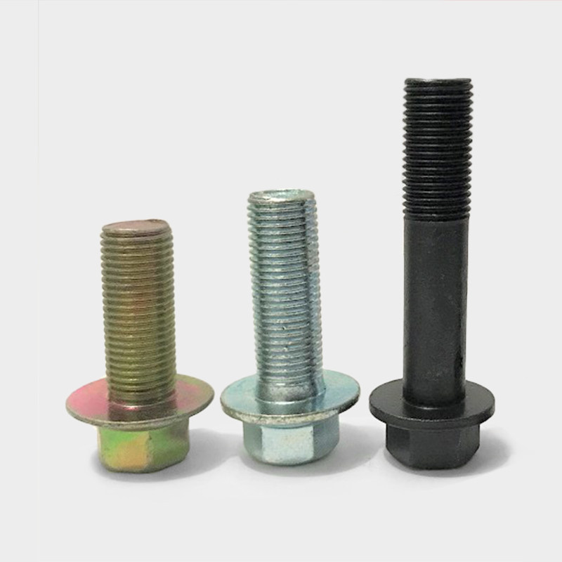 法兰m10m12125镀锌88级高强度细牙六角螺丝109级螺栓