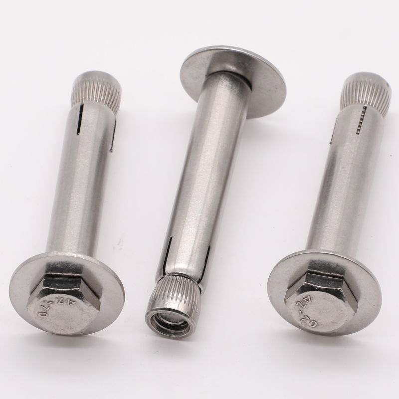 膨胀不锈钢内置螺丝六角螺栓内爆m6m8m10m1270mm内置式膨胀螺栓