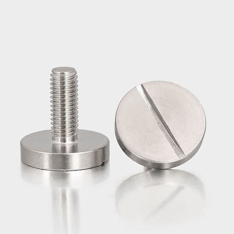 大圆gb833不锈钢平头一字槽螺丝圆柱螺钉m2m3m4m5m6m8m10螺钉