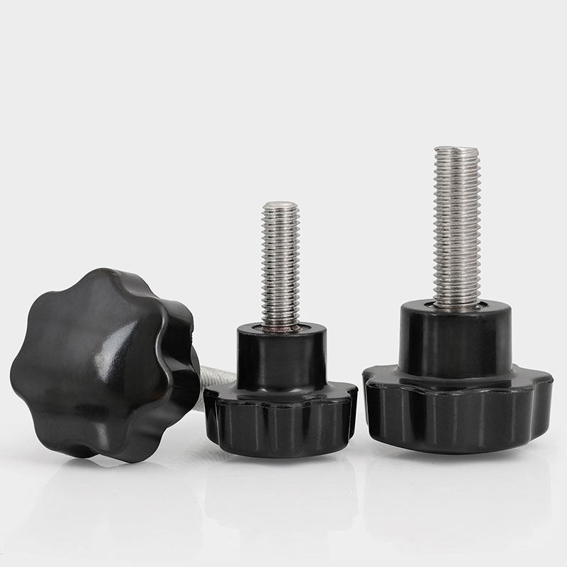 加大星形把手梅花手柄螺丝胶木七星旋钮塑料螺栓