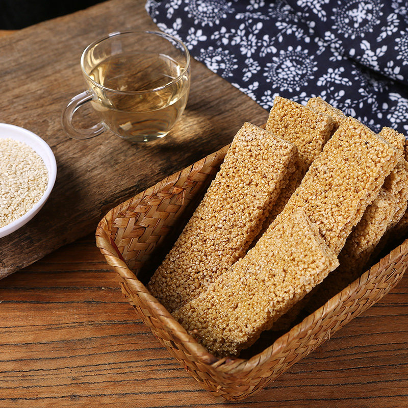 北京风味特产黑白芝麻麻酥袋装手工传统糕点传统中式糕点