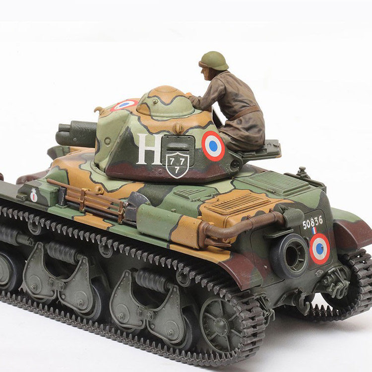 坦克3g模型田宫拼装35373法国轻型r35坦克