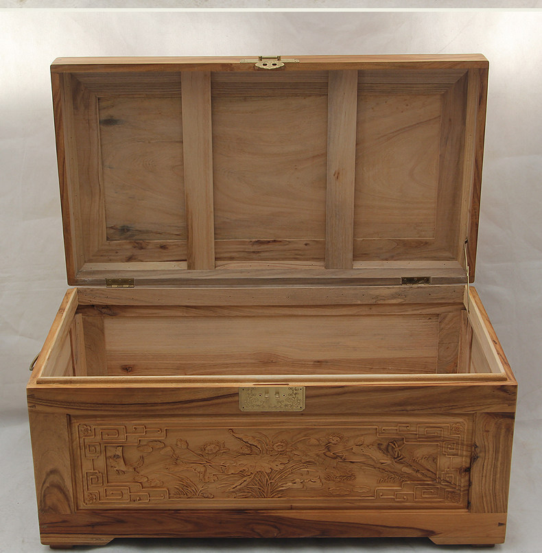 樟木箱子木箱香樟实木婚嫁结婚结婚礼礼品藏书衣箱