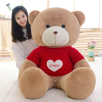 Plush Toy Teddy Bear Doll Big Bear Cuddle Pillow Panda Rag Doll Large Hug Bear Doll ຂອງຂວັນວັນເກີດສໍາລັບແມ່ຍິງ