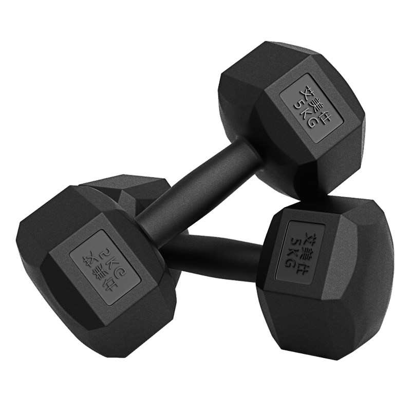 哑铃女一对瘦臂家用男士健身器材练臂肌5kg10公斤15/20kg包胶亚铃