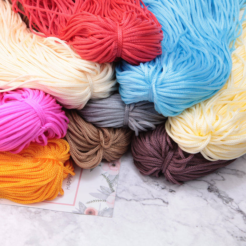 轻体粗冰丝线手工编织钩夏凉帽勾帽子的勾包坐垫亮丝线夏季空心线