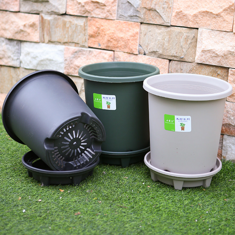 花盆高档三代加仑树脂塑料加厚控根透气排水花盆