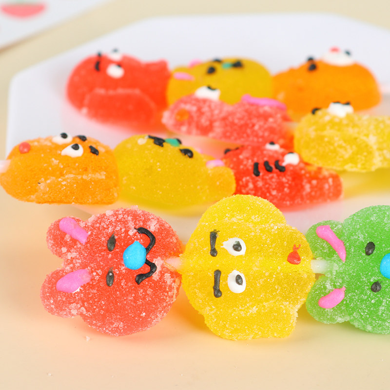 糖果总动员42g啫喱动物串烧果汁软糖儿童创意糖果