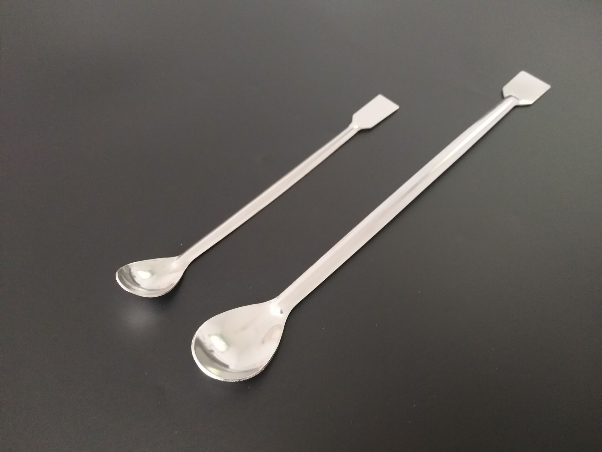 普通款不锈钢称量勺小药勺试剂勺药粉勺单头双头方头药匙实验室