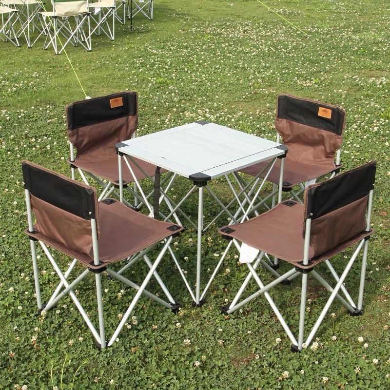 户外铝合金加粗加厚休闲靠背椅野外烧烤露营钓鱼折叠椅