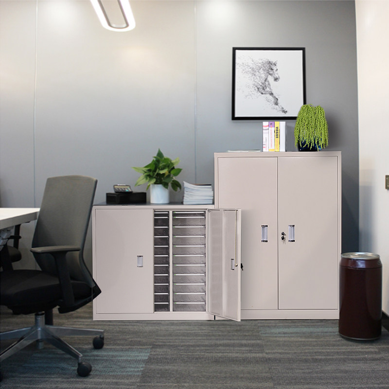 文件柜资料票据铁皮柜45/90抽屉式 多层文件整理柜a4纸办公效率柜