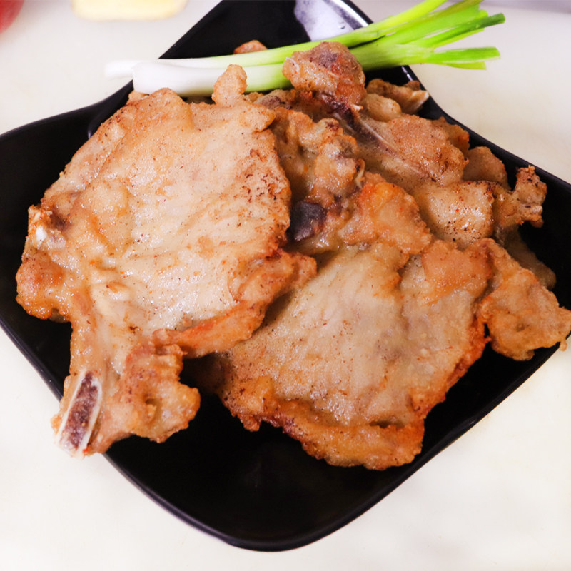 带骨油炸大排炸猪排过油腌制半成品油炸猪扒猪肉排红烧大排面食材