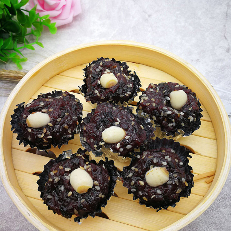 阿诺黑糯米糕黑米糕黑糯米饭360g12个 *20包整箱商用餐饮酒店饭店