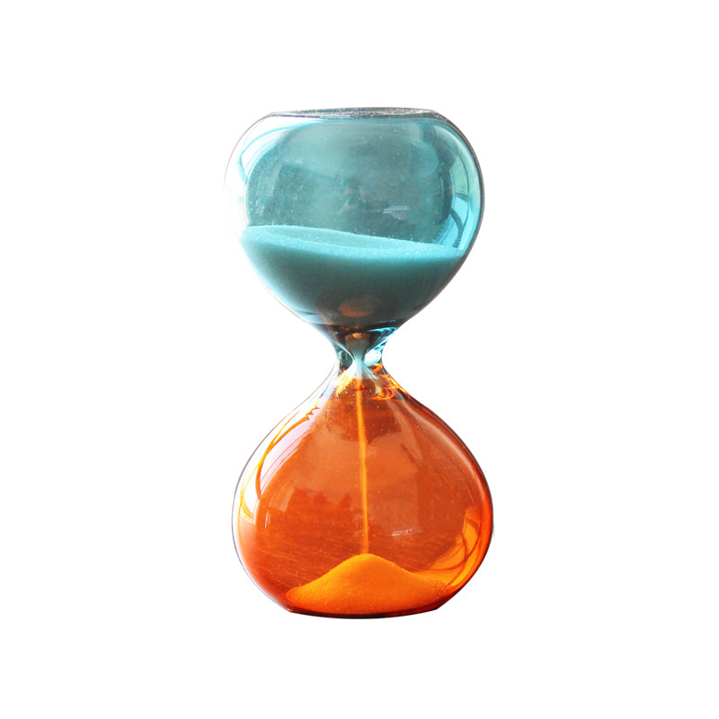 北欧ins创意水滴5分钟彩色沙漏计时器摆件现代简约装饰品生日礼物