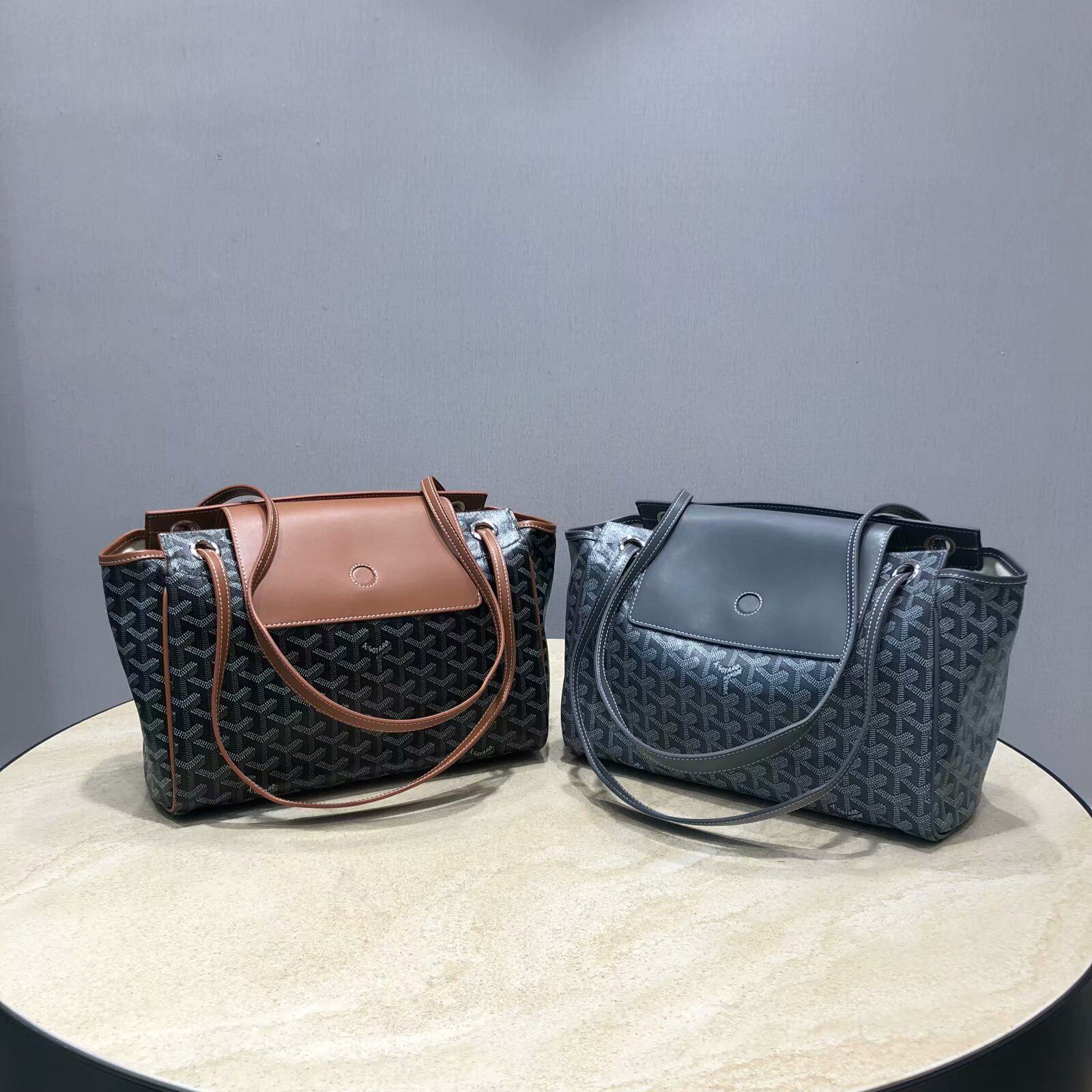 雅goyard 高雅德rouette真皮狗牙包 单肩斜挎 包枕头包饺子包 - 痕风