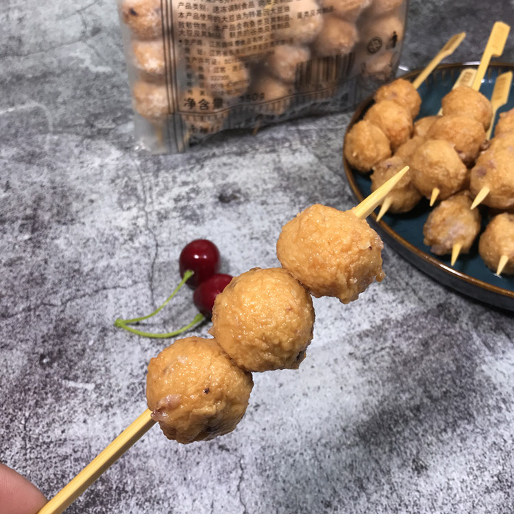 墨鱼鱼丸10串海润润鼎味泰关东煮食便利店水煮墨鱼丸