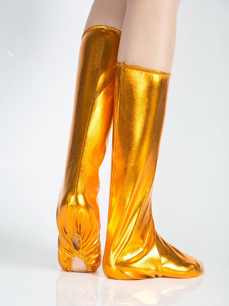 成人舞蹈舞蹈鞋鞋套蒙古藏族靴套民族女兵军装鞋套