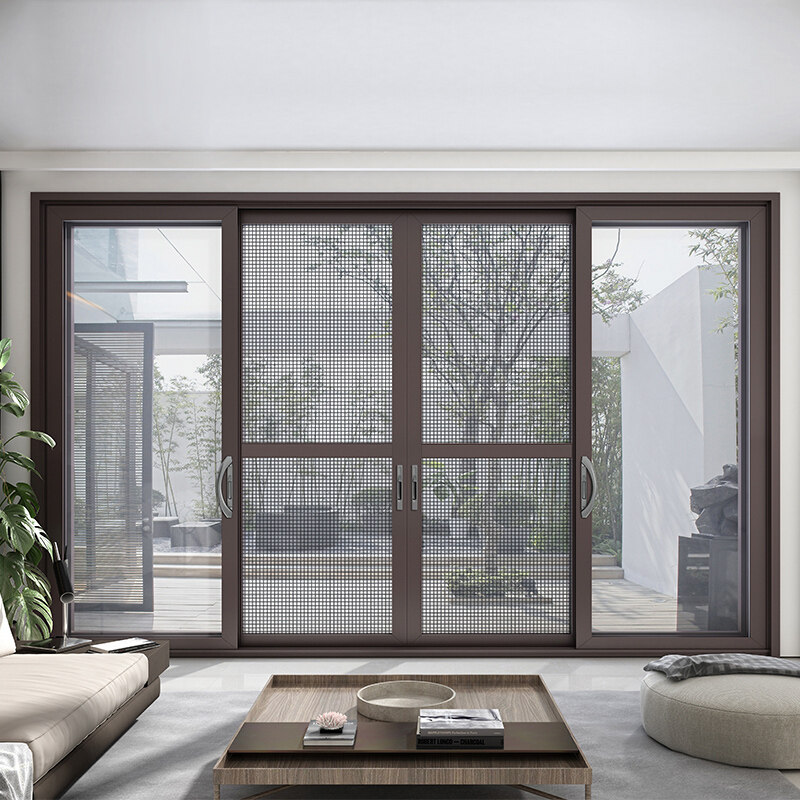 成都断桥门窗封窗阳台钢化玻璃金平隔音推拉拉窗断桥铝窗