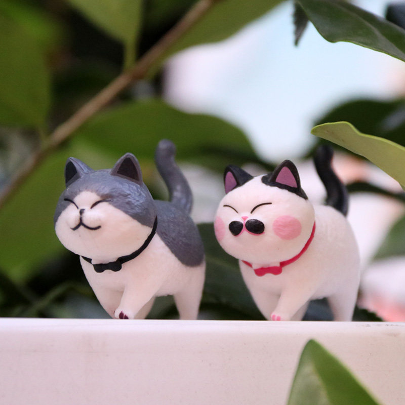 第二弹胖猫猫公仔小猫咪手办盲盒三花橘猫虎斑儿童节小小礼品礼物