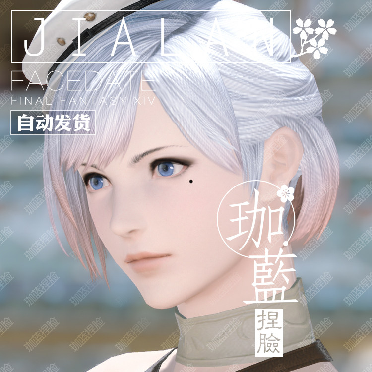 珈蓝最终幻想ff14捏脸数据脸型族人类人平原莉莎其它设计服务