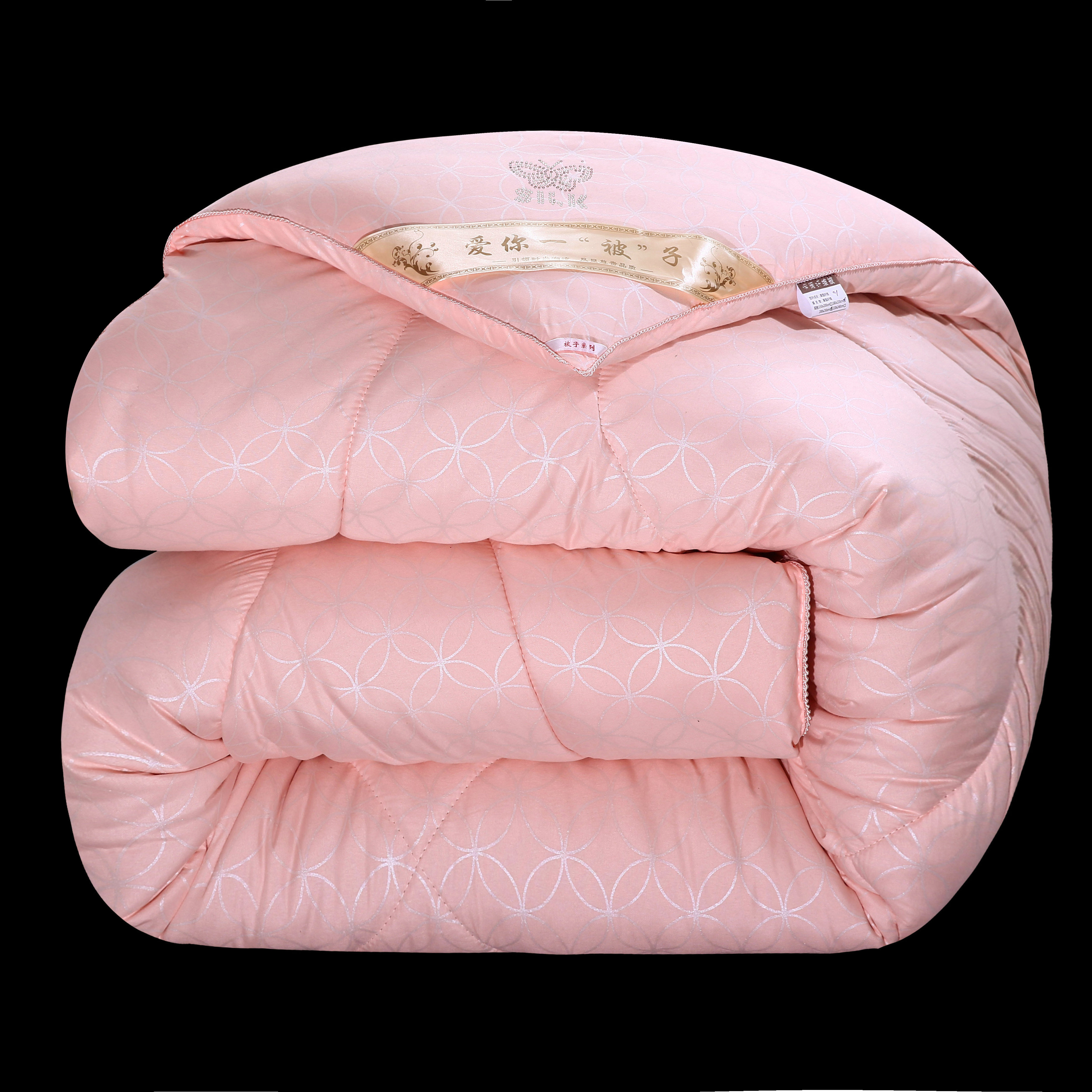 特价双人棉被柔软春秋清仓丝绵保暖加厚被子化纤被