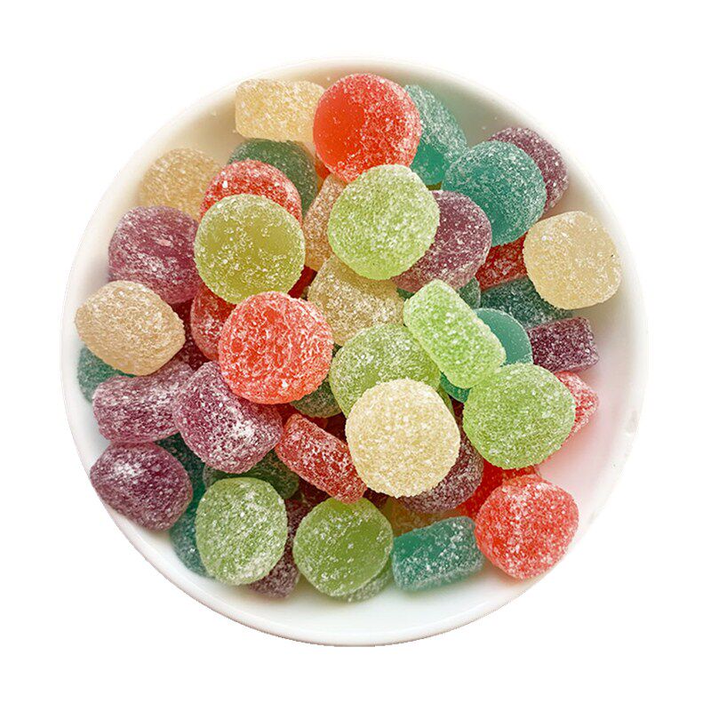 小样酸q糖罐装混味18g30根5种口味软糖零食糖果草莓情人节礼物