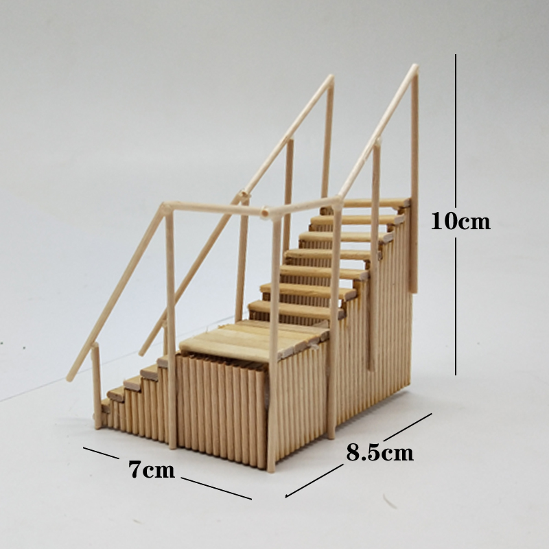 逃生梯制作手工作品图片