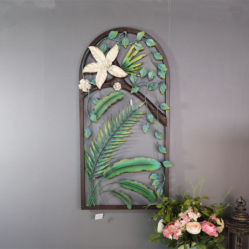 美式铁艺墙饰阳台店铺橱窗壁挂装饰客厅沙发背景墙复古风格挂件