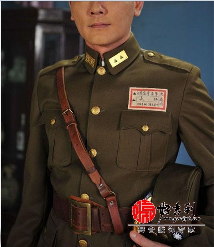 演出民国军装军官官服美式国民党男女特务演出服民族服装