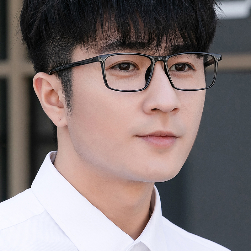 眼镜板材眼睛镜架近视近视眼商务男款舒适方框眼镜架