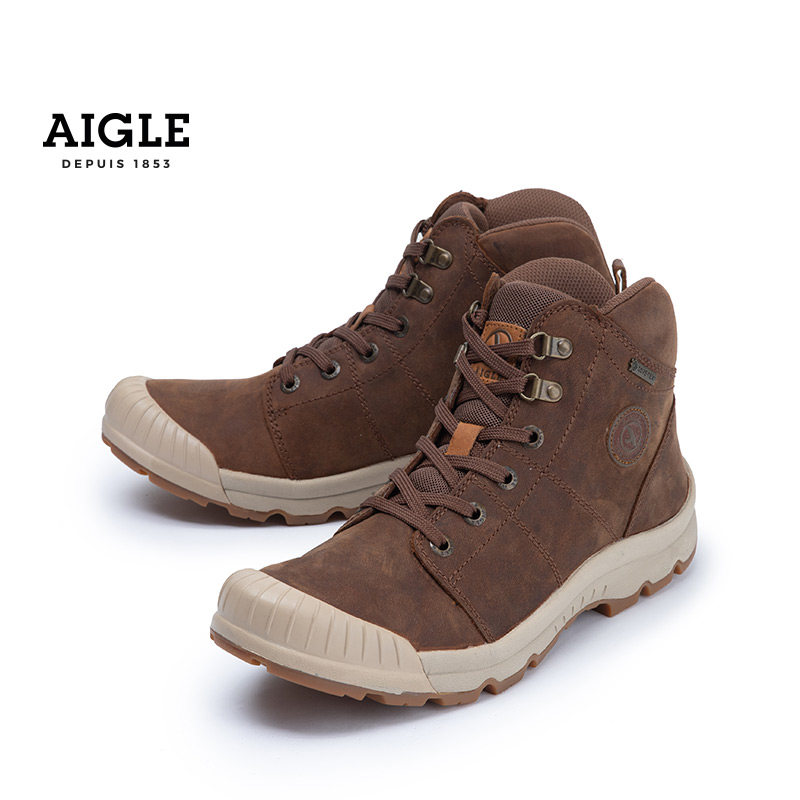 法国aigle艾高tenerellg男款gore-tex防水户外休闲鞋