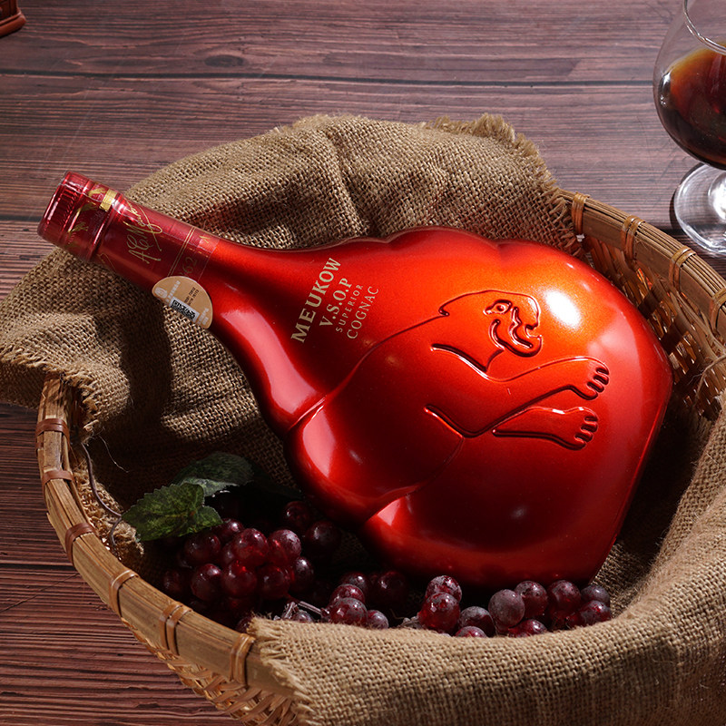 法国meukow墨高红装vsop白兰地700ml原装进口洋酒白兰地