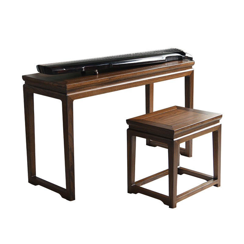 【琴桌】老榆木共鸣古琴桌凳专业中式琴台禅意国学桌实木明式