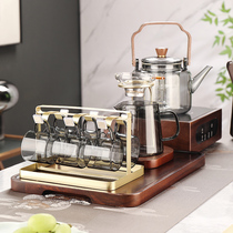 Glass teapot home single pot electric pottery stove cooking teapot tea tea boiling tea boiling water high temperature resistant steam teapot tea set
