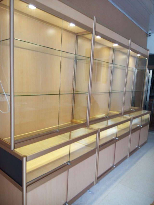 展示柜精品货架珠宝饰品玻璃玻璃柜柜台工艺品展架商用展示柜