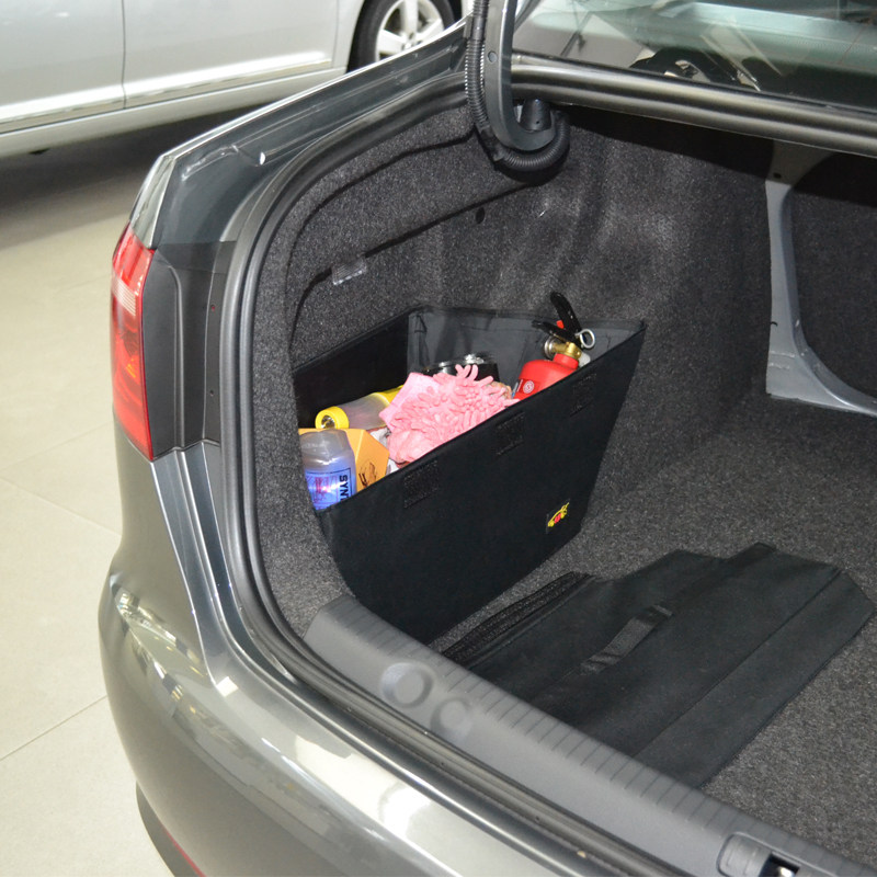 上海大众朗逸plus改装专用后备箱储物箱挡板车载收纳箱