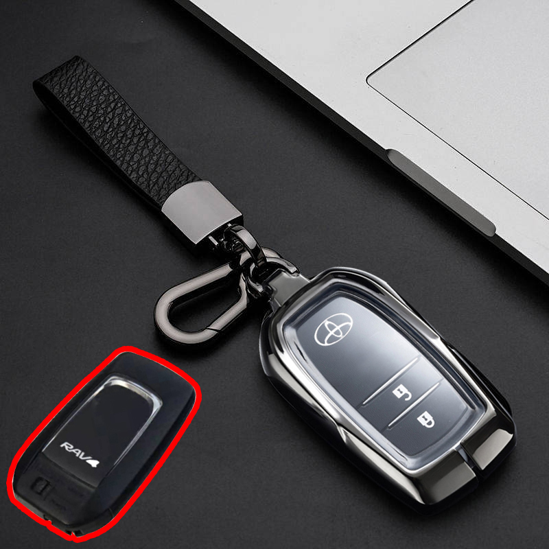 19款荣放钥匙套两键精英版1618款专用于丰田rav4汽车钥匙包金属